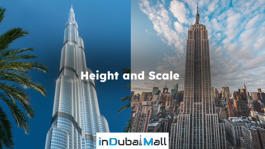 empire state building vs burj khalifa