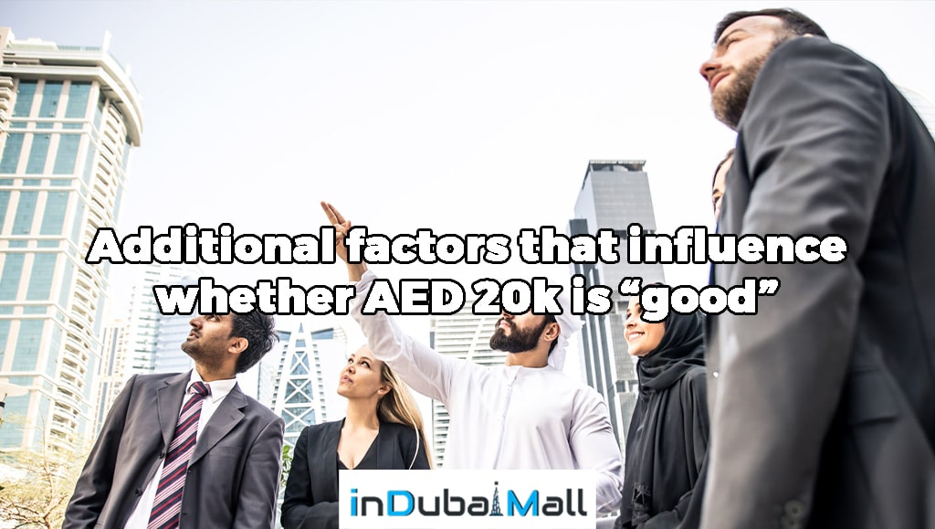 is 20000 aed a good salary in dubai