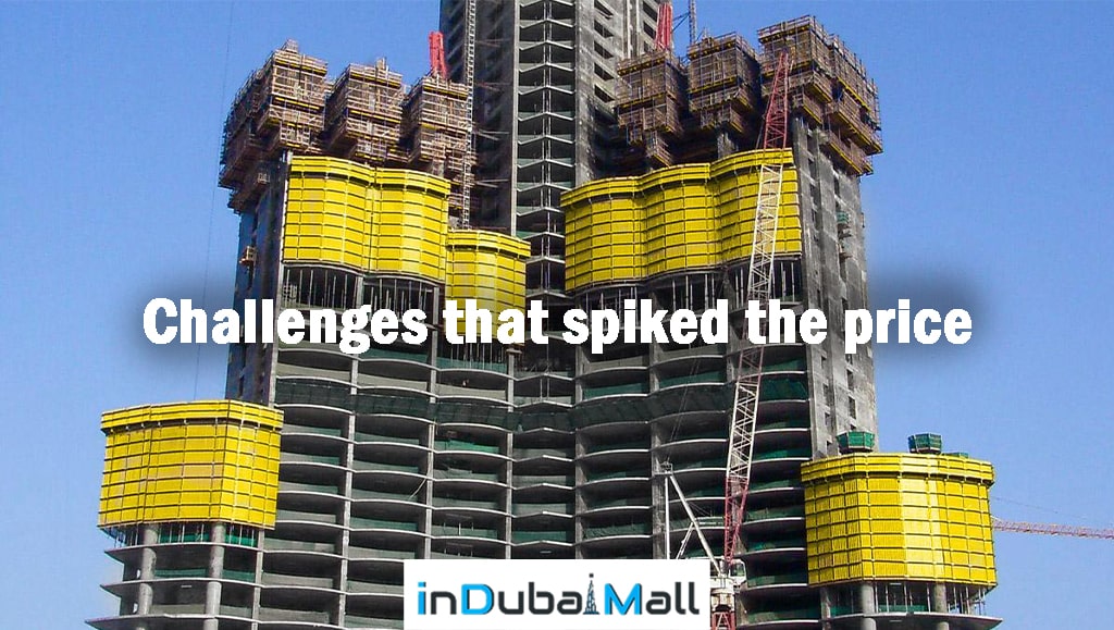how much did it take to build burj khalifa