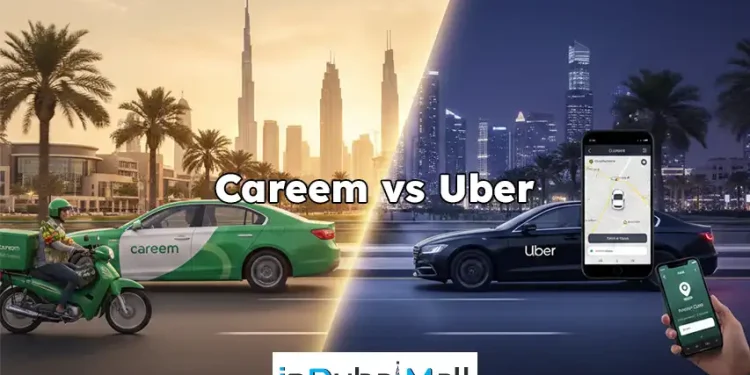 Careem vs Uber , dubai careem vs uber