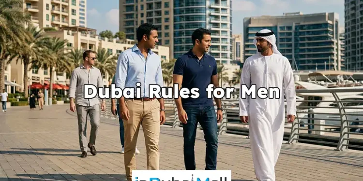 Dubai Rules for Men , Rules in Dubai for Men